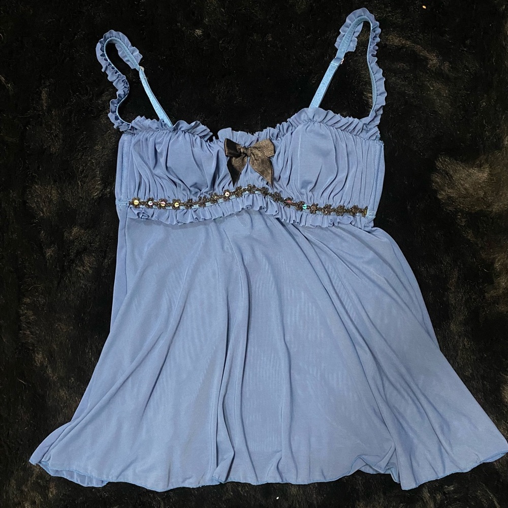 Vintage Fredricks of Hollywood Lingerie top with built in bra Size Small